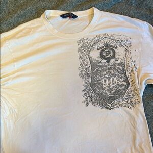 U.S. Polo Assn. White Graphic Tee